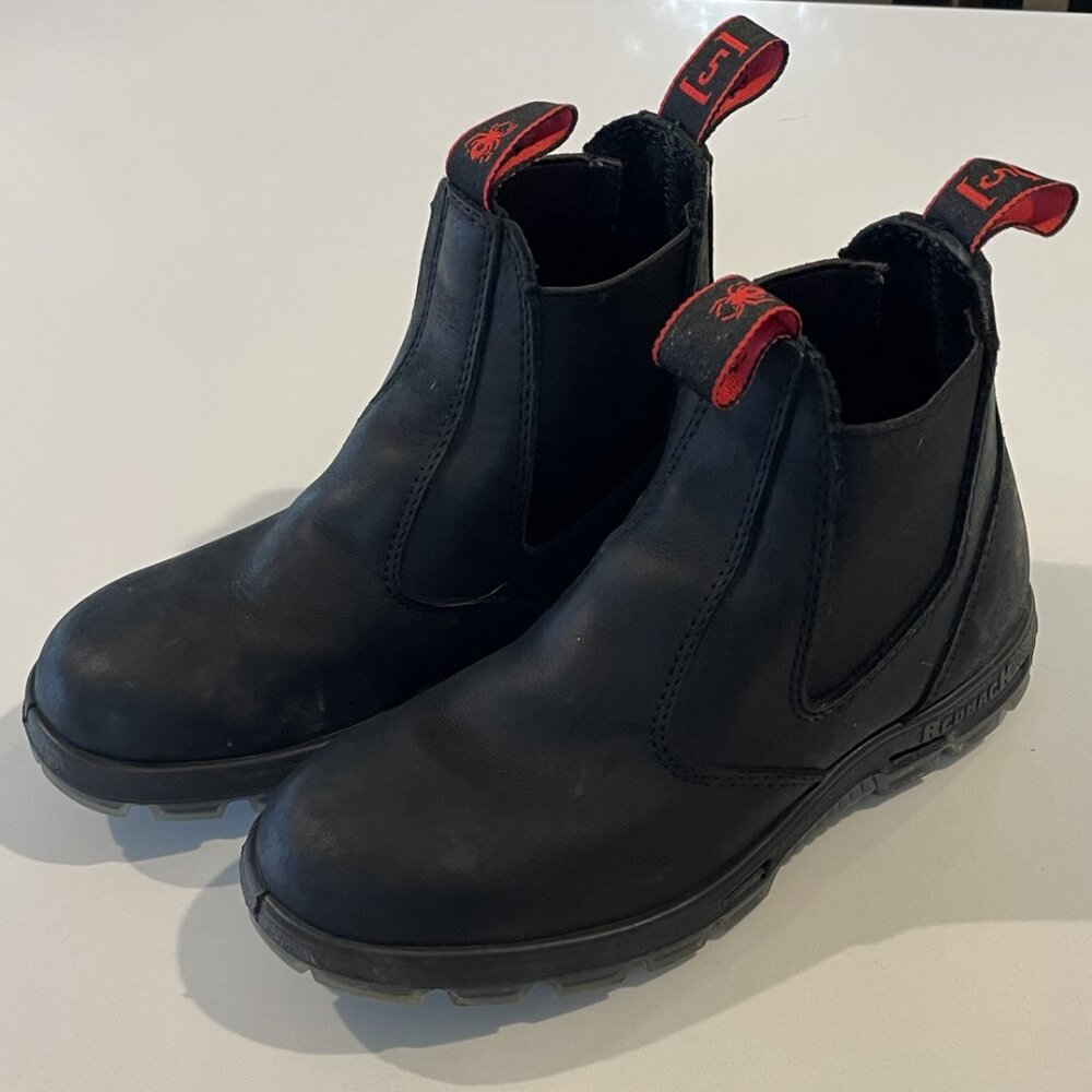 Redback UBBK Easy Escape Slip-On Black Size 5 Men's Boot